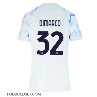 Inter Milan Federico Dimarco #32 Udebanetrøje Dame 2025-26 Kortærmet Inter Milan Federico Dimarco #32 Udebanetrøje Dame 2025-26 Kortærmet